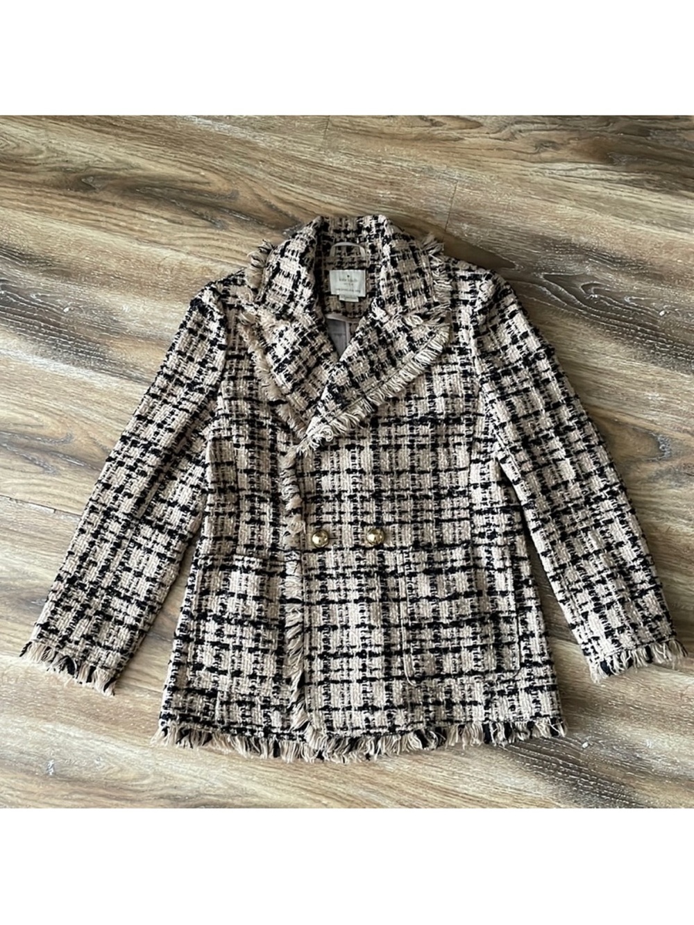 Kate Spade Bi Color Tweed Jacket